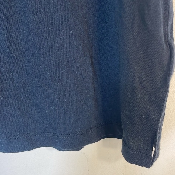 NWT. J. Crew Medium Supima Cotton Black Short Sleeve T Shirt. - Picture 4 of 6